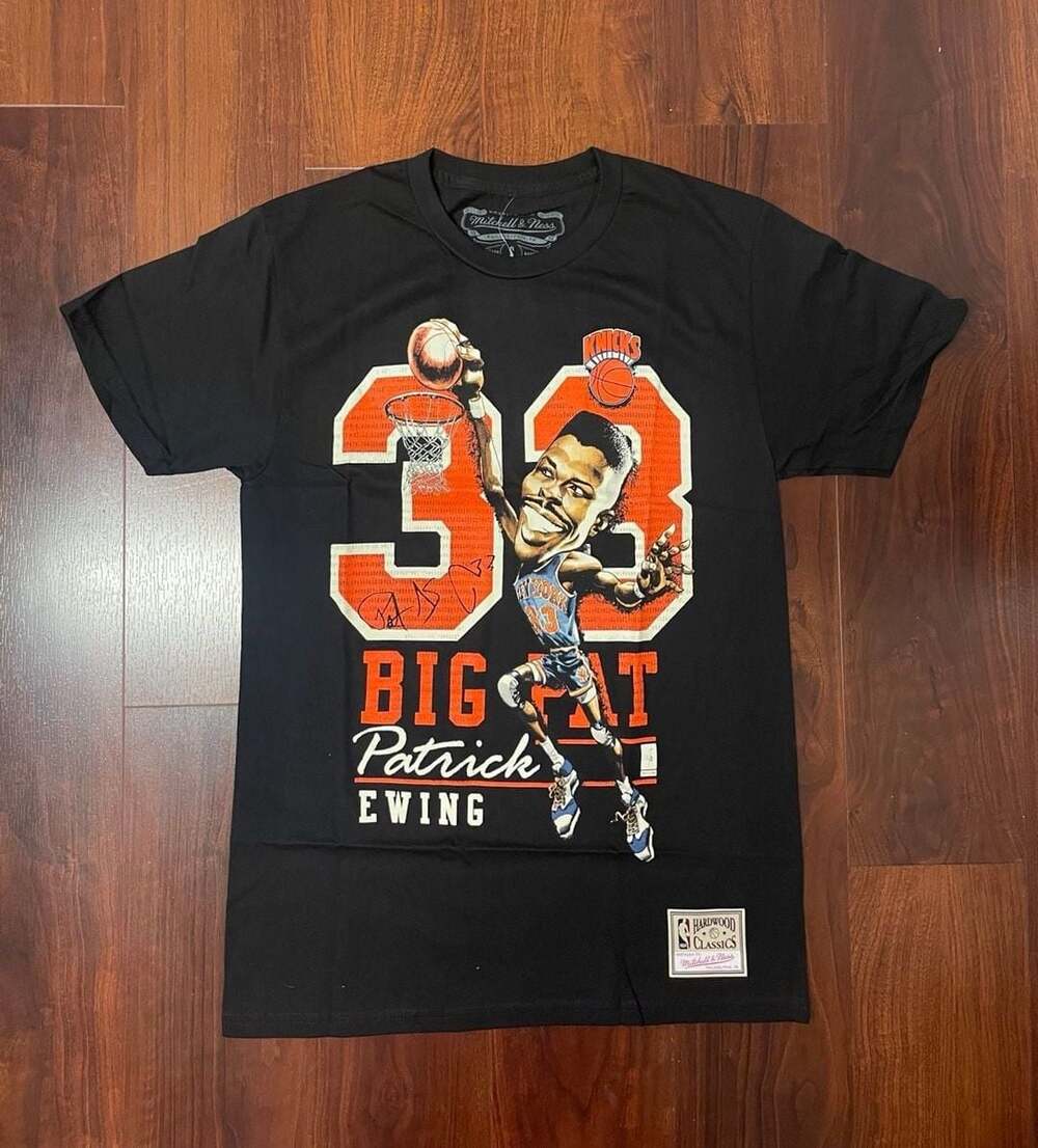 Mitchell & Ness Patrick Ewing New York Knicks Hardwood Classics T-Shirt size S
